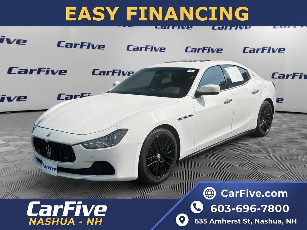 White 2016 Maserati Ghibli S Q4 for sale in Nashua, NH