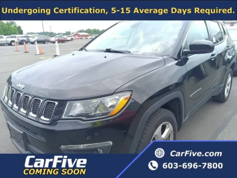 Black 2019 Jeep Compass Latitude for sale in Nashua, NH