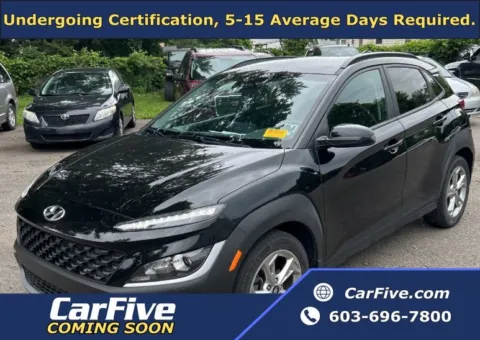 Black 2022 Hyundai Kona SEL for sale in Nashua, NH