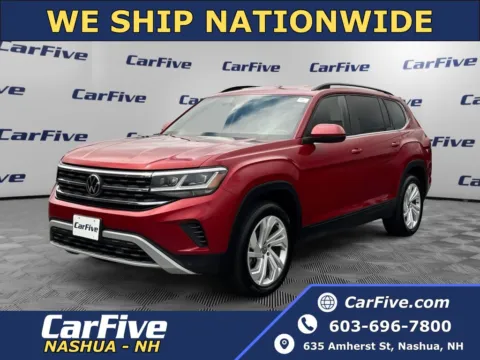 Red 2023 Volkswagen Atlas 3.6L V6 SE w/Technology for sale in Nashua, NH