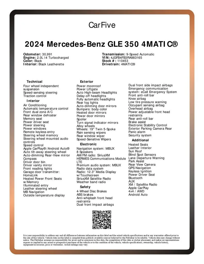 2024 Mercedes-Benz GLE GLE350 - Photo 34