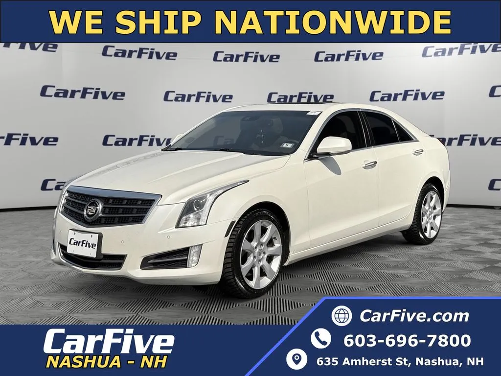 White 2013 Cadillac ATS 2.0L Turbo Performance for sale in Nashua, NH