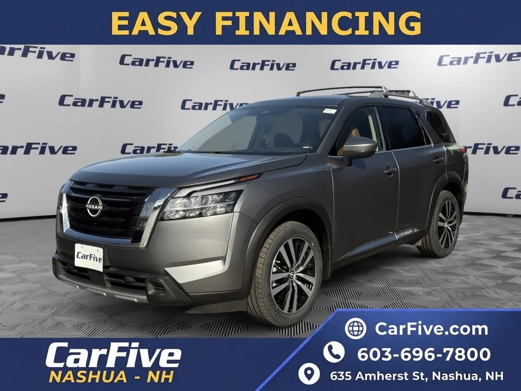 Gray 2023 Nissan Pathfinder Platinum for sale in Nashua, NH