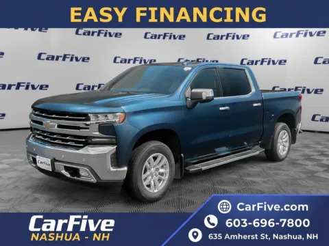 Blue 2019 Chevrolet Silverado 1500 LTZ for sale in Nashua, NH