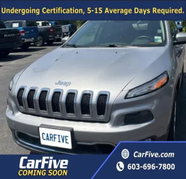 Silver 2014 Jeep Cherokee Limited for sale in Nashua, NH