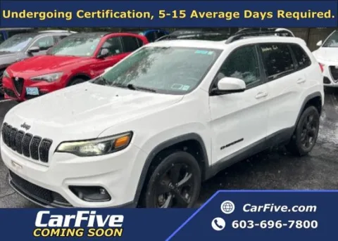 White 2019 Jeep Cherokee Latitude Plus for sale in Nashua, NH