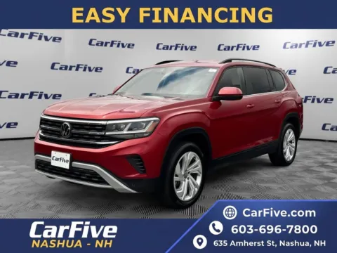 Red 2023 Volkswagen Atlas 3.6L V6 SE w/Technology for sale in Nashua, NH