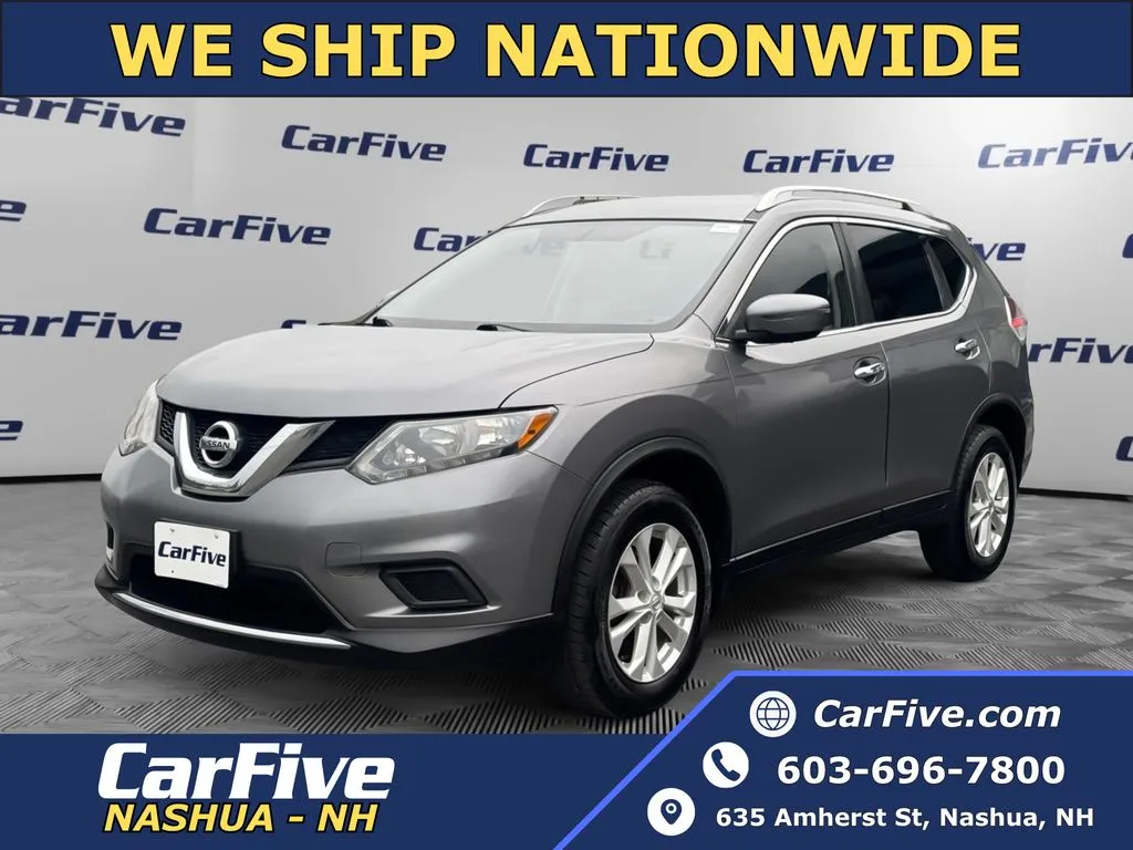 Gray 2016 Nissan Rogue SV for sale in Nashua, NH