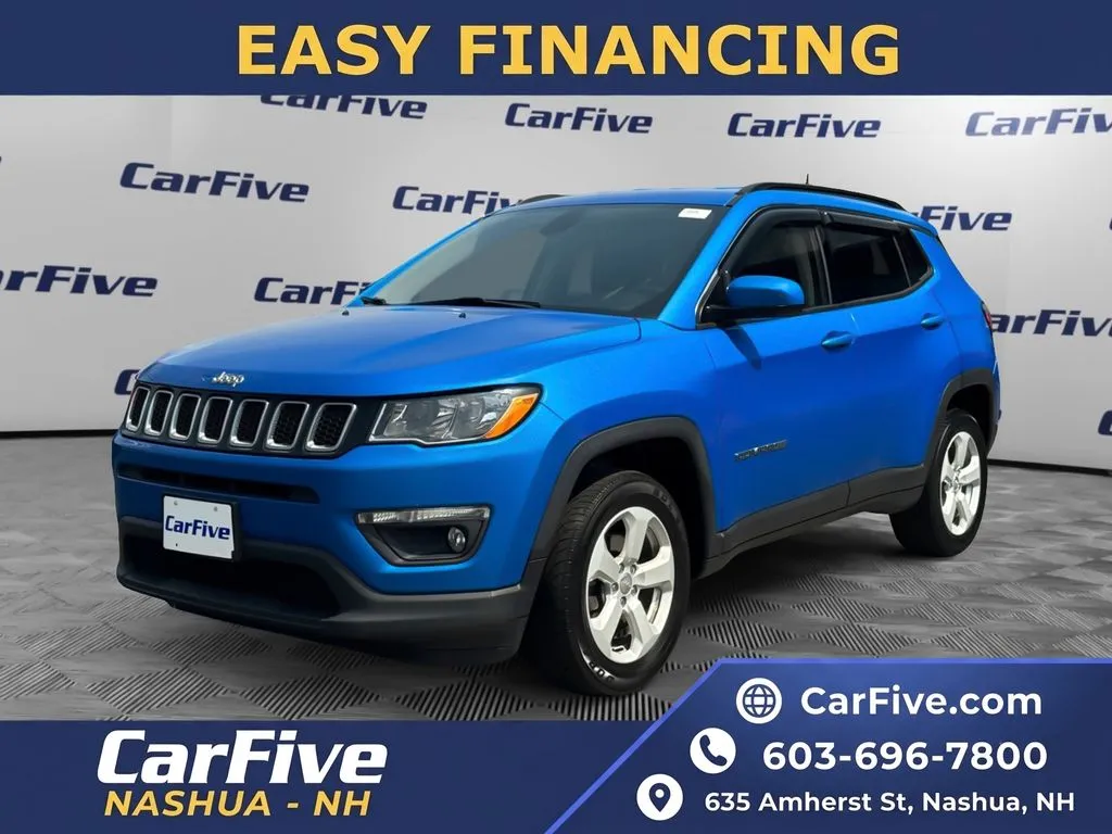 Blue 2019 Jeep Compass Latitude for sale in Nashua, NH