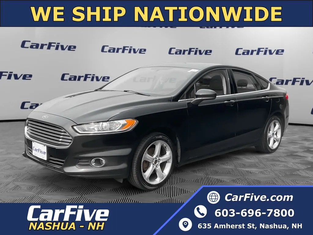 Black 2016 Ford Fusion S for sale in Nashua, NH