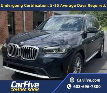 Black 2022 BMW X3 xDrive30i for sale in Nashua, NH