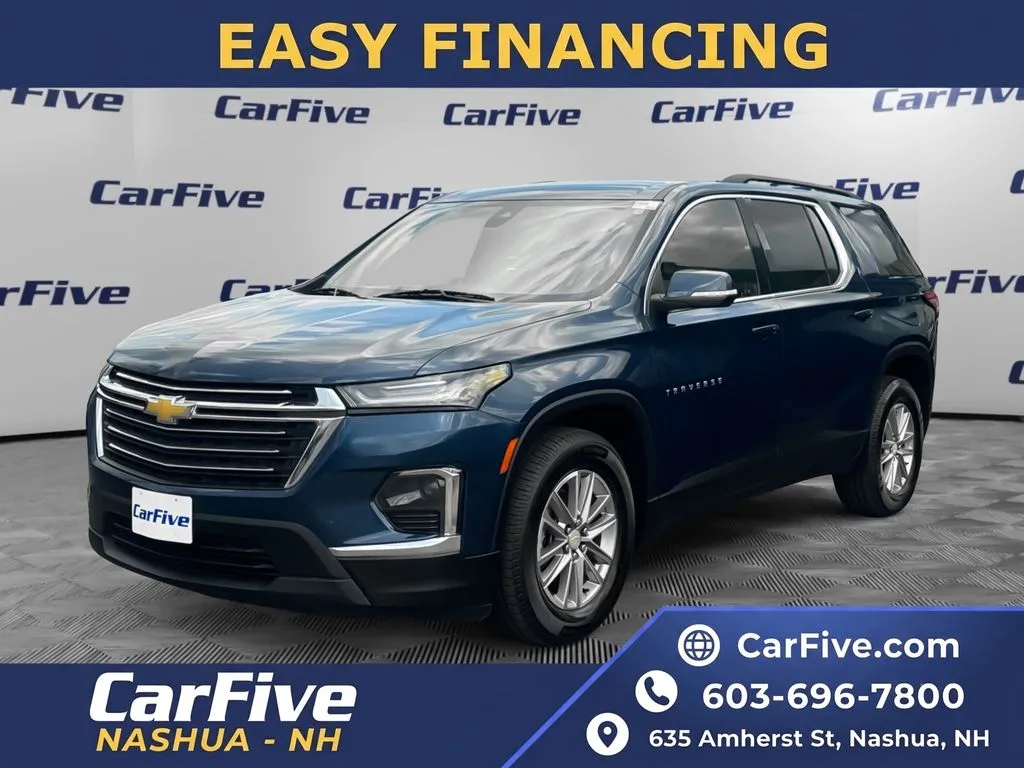 Blue 2023 Chevrolet Traverse LT Leather for sale in Nashua, NH