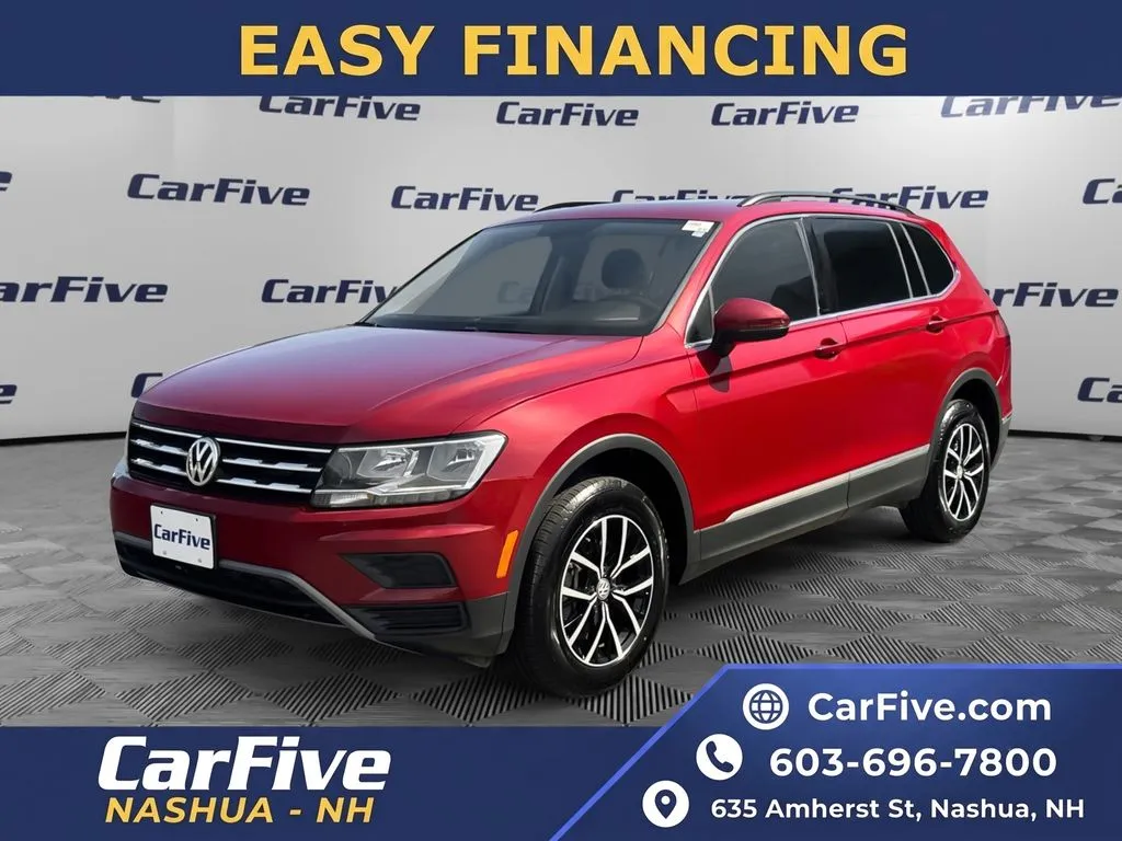 Red 2021 Volkswagen Tiguan 2.0T SE for sale in Nashua, NH