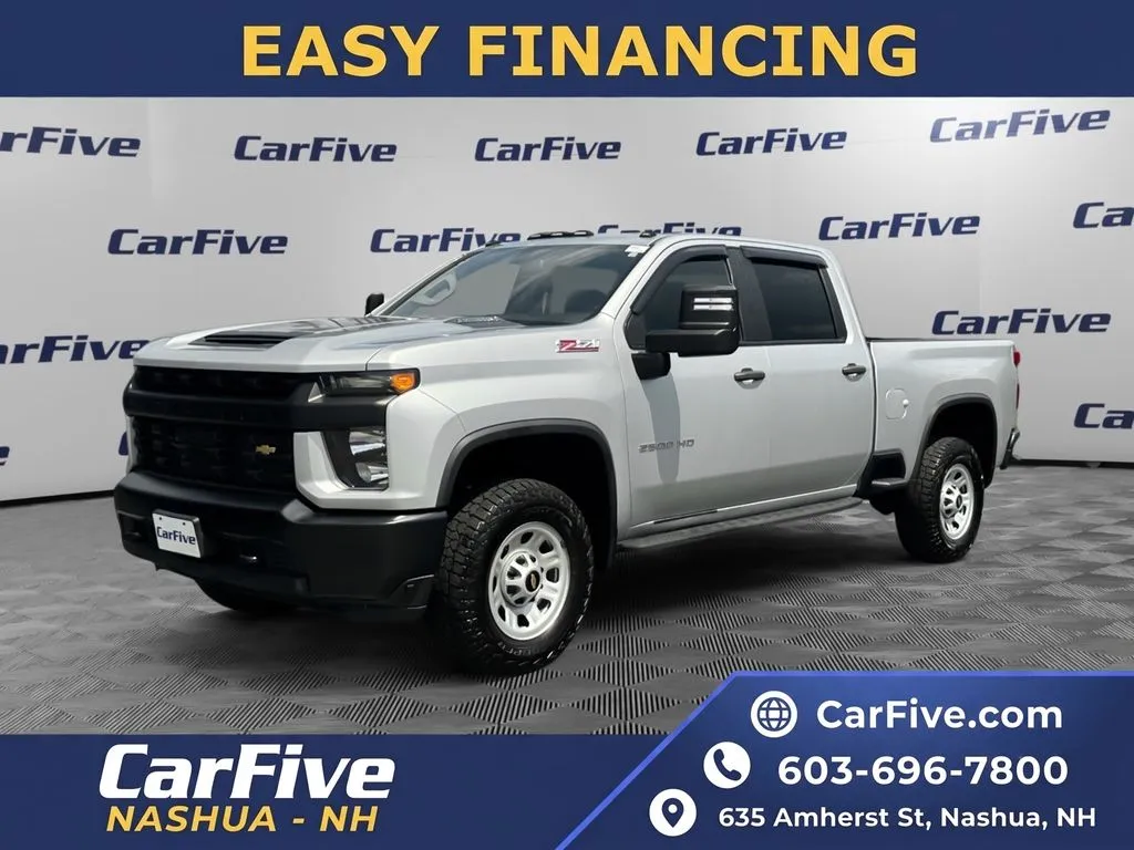 Silver 2021 Chevrolet Silverado 2500 HD Work Truck for sale in Nashua, NH
