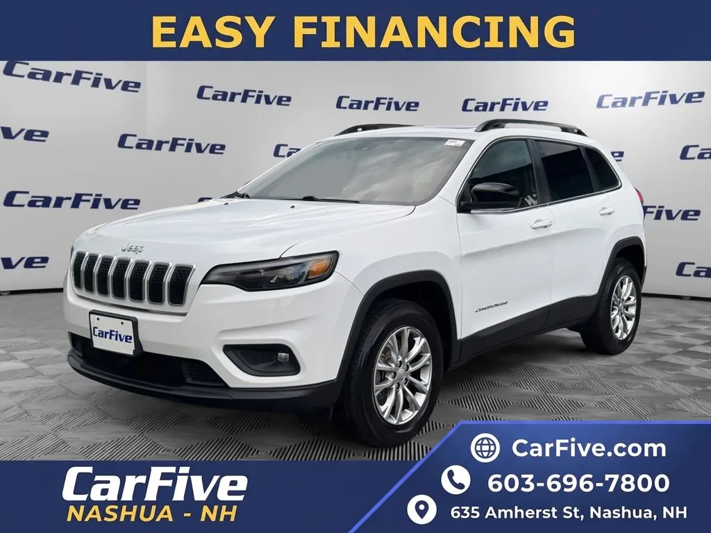 White 2022 Jeep Cherokee Latitude Lux for sale in Nashua, NH