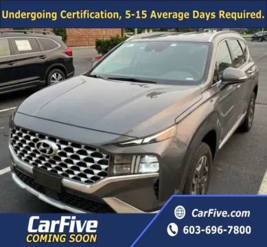Gray 2022 Hyundai Santa Fe Hybrid Blue for sale in Nashua, NH