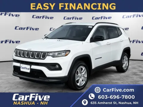 White 2022 Jeep Compass Latitude for sale in Nashua, NH
