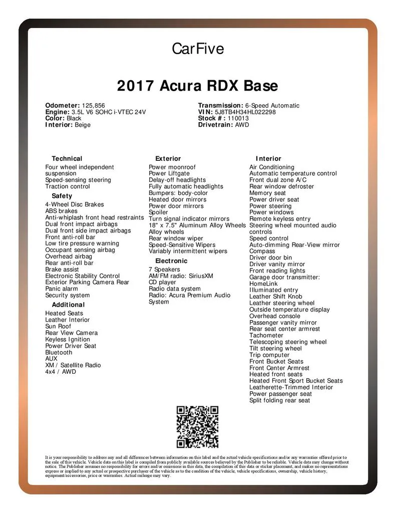 2017 Acura RDX Base - Photo 31