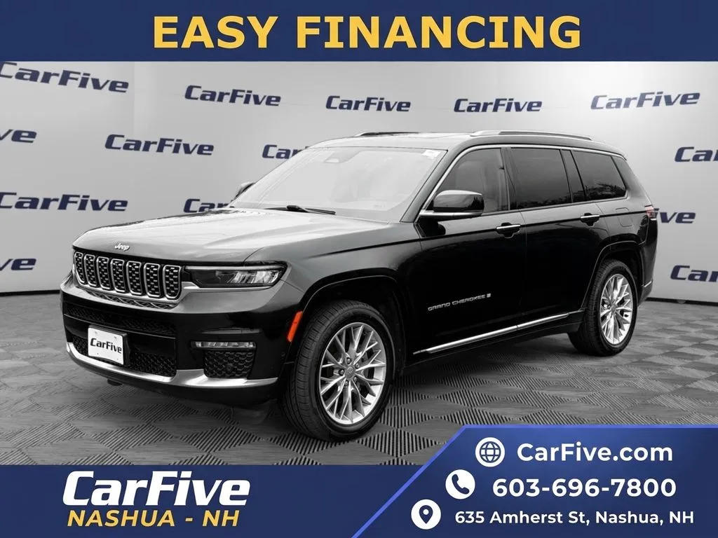 Black 2023 Jeep Grand Cherokee L Summit for sale in Nashua, NH