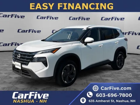 White 2024 Nissan Rogue SV for sale in Nashua, NH