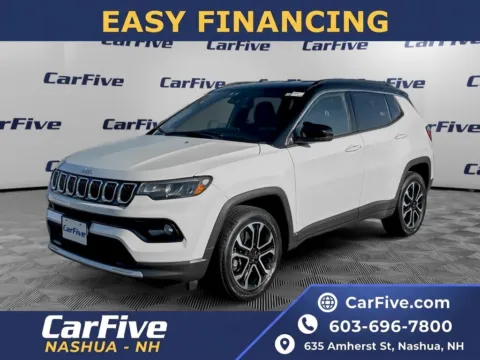 White 2023 Jeep Compass Limited for sale in Nashua, NH