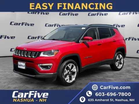 Red 2018 Jeep Compass Limited for sale in Nashua, NH