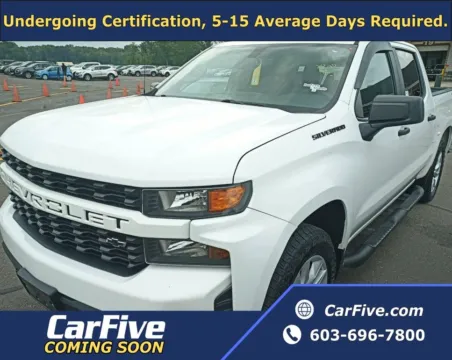 White 2020 Chevrolet Silverado 1500 Custom for sale in Nashua, NH