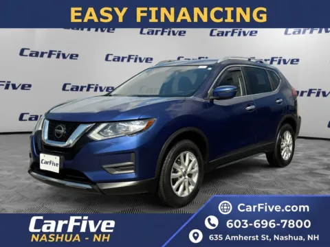 Blue 2018 Nissan Rogue SV for sale in Nashua, NH
