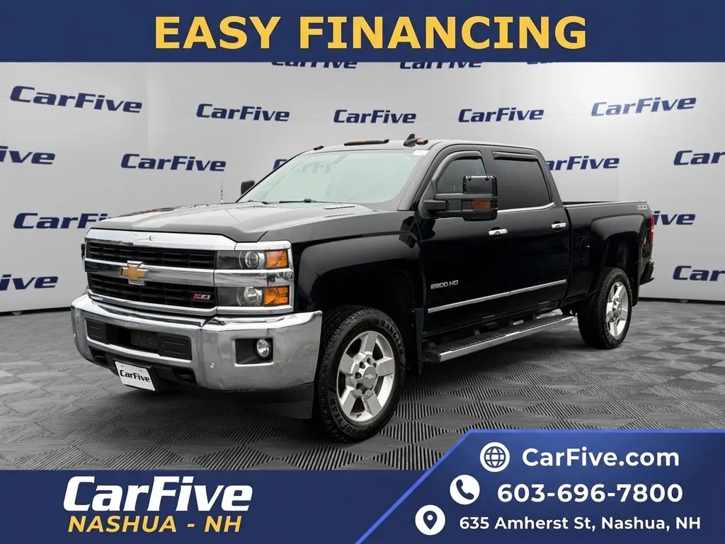 Black 2016 Chevrolet Silverado 2500 HD LTZ for sale in Nashua, NH