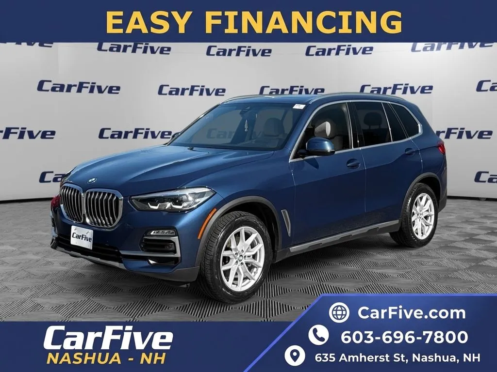 Blue 2019 BMW X5 xDrive40i for sale in Nashua, NH