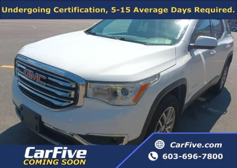 White 2019 GMC Acadia SLE-2 for sale in Nashua, NH