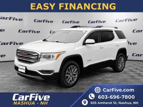White 2019 GMC Acadia SLE-2 for sale in Nashua, NH