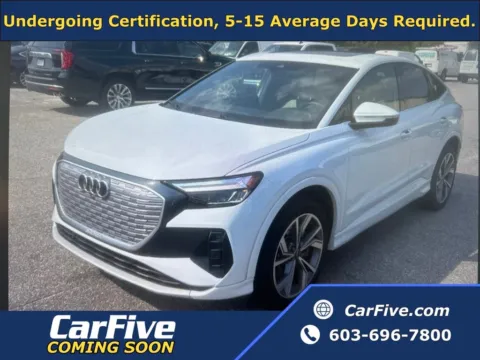 White 2022 Audi Q4 Sportback e-tron Premium Plus for sale in Nashua, NH
