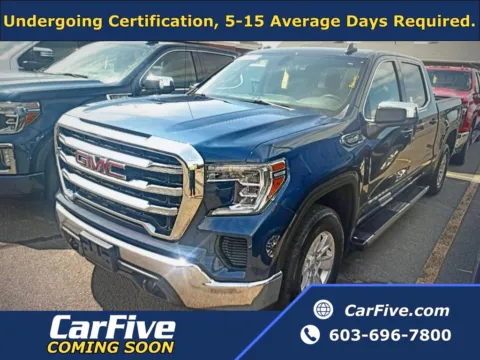 Blue 2021 GMC Sierra 1500 SLE for sale in Nashua, NH