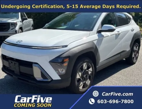 White 2025 Hyundai Kona SEL for sale in Nashua, NH