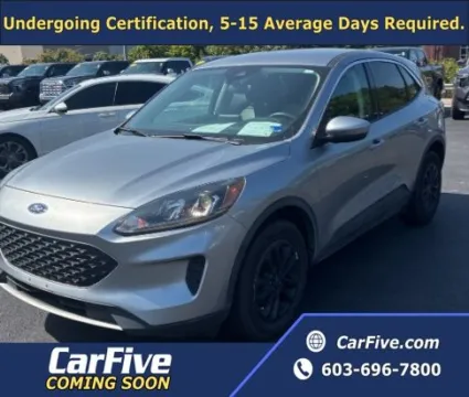 Silver 2021 Ford Escape SE for sale in Nashua, NH