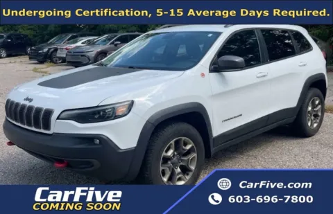 White 2019 Jeep Cherokee Trailhawk for sale in Nashua, NH