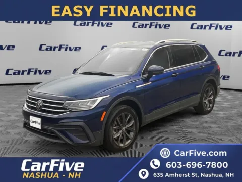 Blue 2022 Volkswagen Tiguan 2.0T SE for sale in Nashua, NH