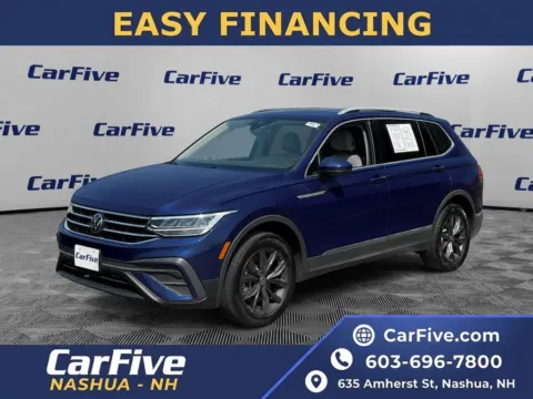 Blue 2022 Volkswagen Tiguan 2.0T SE for sale in Nashua, NH