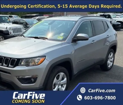 Silver 2021 Jeep Compass Latitude for sale in Nashua, NH