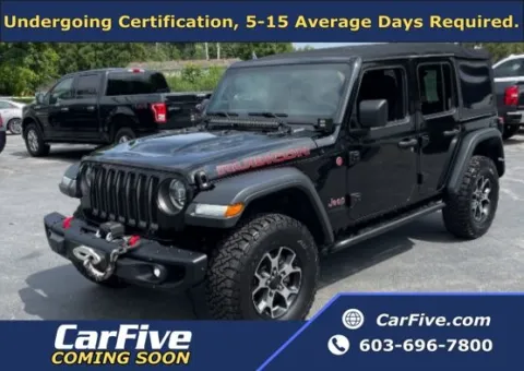 Black 2018 Jeep Wrangler Unlimited Rubicon for sale in Nashua, NH