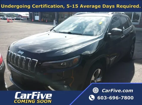 Black 2019 Jeep Cherokee Limited for sale in Nashua, NH
