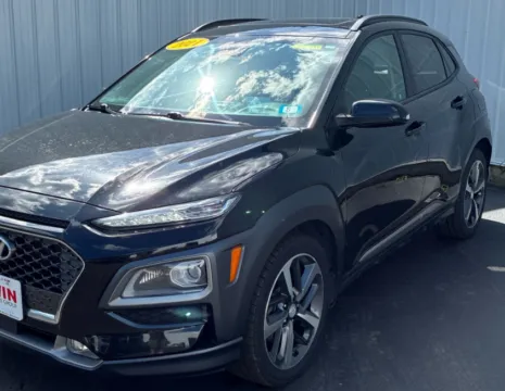 Black 2021 Hyundai Kona Ultimate for sale in Nashua, NH