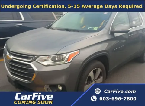 Gray 2021 Chevrolet Traverse LT Leather for sale in Nashua, NH