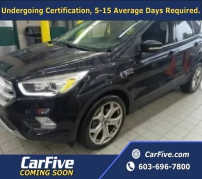 Black 2019 Ford Escape Titanium for sale in Nashua, NH