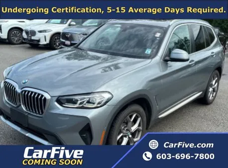 Gray 2024 BMW X3 xDrive30i for sale in Nashua, NH