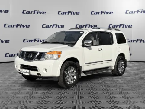 White 2015 Nissan Armada Platinum for sale in Nashua, NH