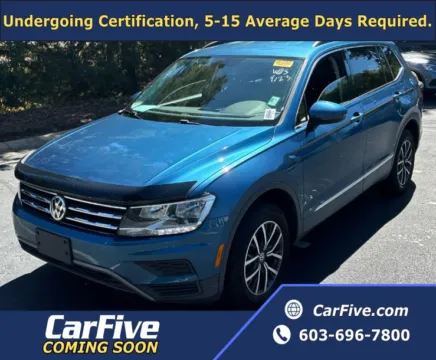Blue 2020 Volkswagen Tiguan 2.0T SE for sale in Nashua, NH