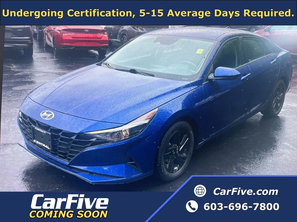 Blue 2022 Hyundai Elantra SEL for sale in Nashua, NH