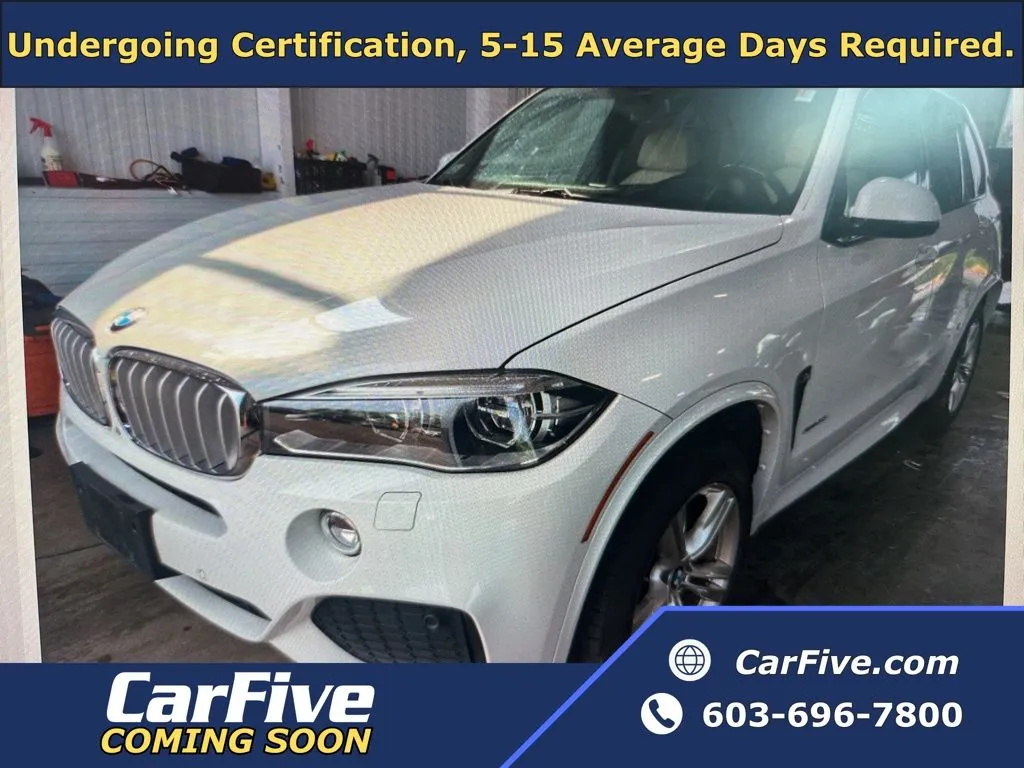 White 2015 BMW X5 xDrive50i for sale in Nashua, NH